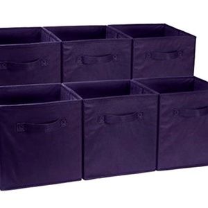 Foldable Storage Black Bins Cubes Organizer